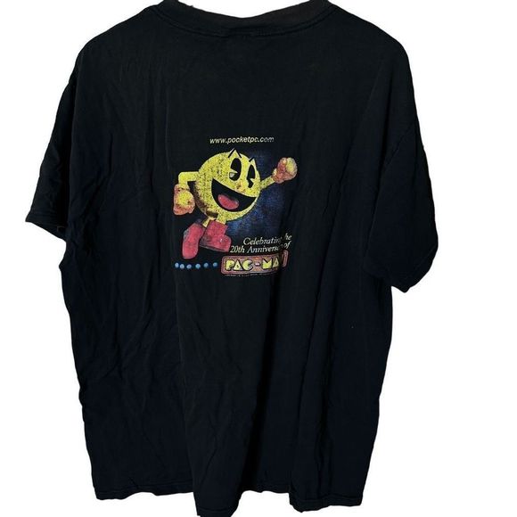 VTG PAC MAN Distressed T Shirt XL - Picture 3 of 4